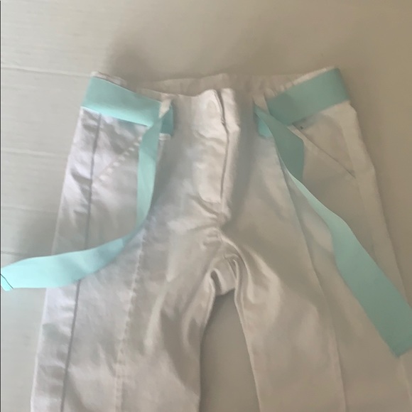 Janie & Jack white toddler girl pants size 2T - Picture 3 of 4